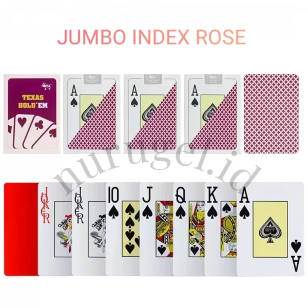 Remi Playing card Plastic Waterproof Jumbo INDEX