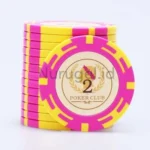 25 pcs Clay Coin Poker Chips Type C