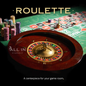 Premium Wooden Roulette Wheel 20 Inch Casino Grade