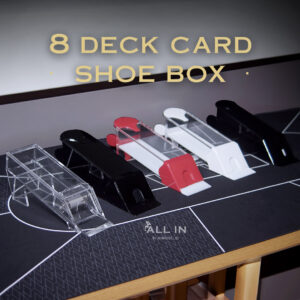 Dealer Card Shoe Box 8 Deck Acrylic Baccarat Blackjack Poker Kasino