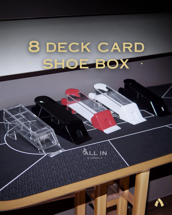 Dealer Card Shoe Box 8 Deck Acrylic Baccarat Blackjack Poker Kasino