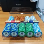 Texas Holdem Poker Set 200 pcs Clay Coin