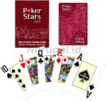 Remi Playing card Poker Stars Plastik Waterproof