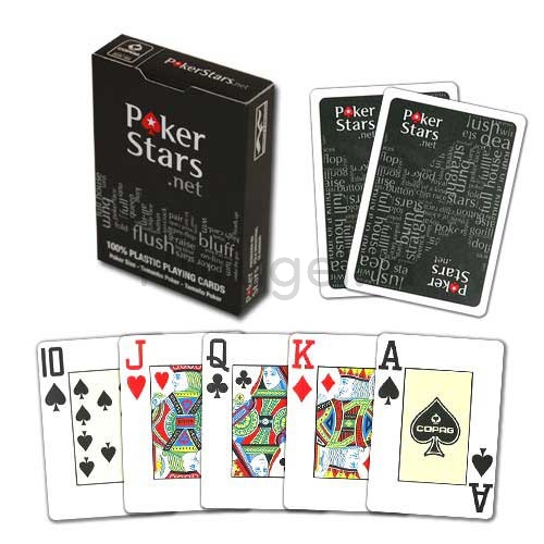 Remi Playing card Poker Stars Plastik Waterproof