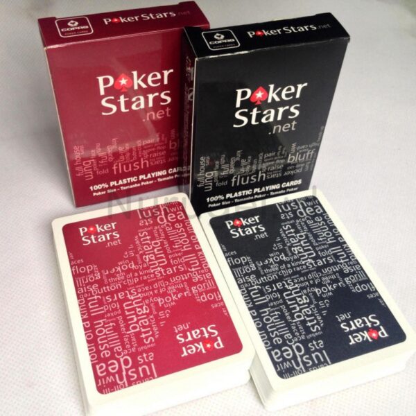 Remi Playing card Poker Stars Plastik Waterproof