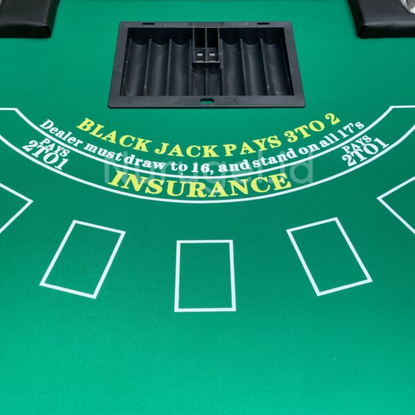 Meja Lipat Blackjack Casino 213cm x 106cm Kasino Foldable Table