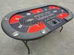 Premium Poker Table 213cm x 106cm foldable