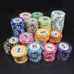 Premium Poker Clay Coin Set 300 pcs Coin + Standard Play mat