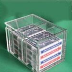 Baccarat Blackjack Acrylic Storage Box Waste Card 10 Deck