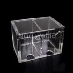 Baccarat Blackjack Acrylic Storage Box Waste Card 10 Deck