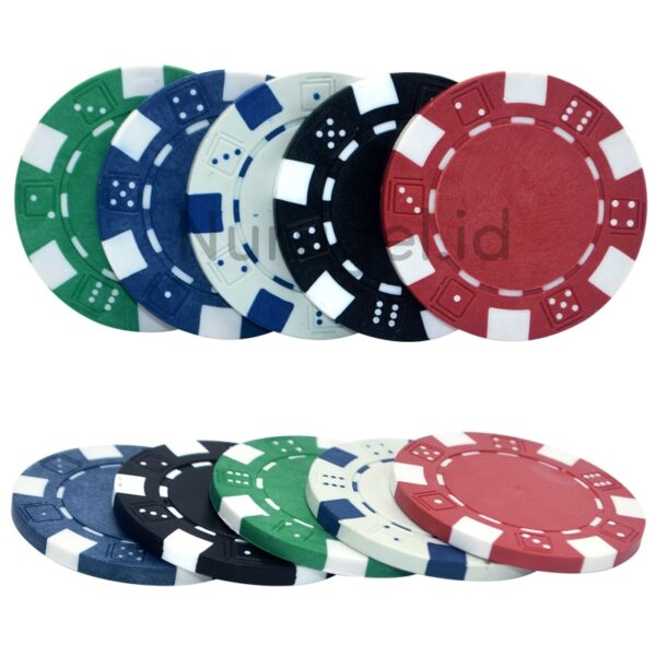 Poker Chip Set 200 pcs ABS Coin + Alumunium Case Texas Holdem Kasino