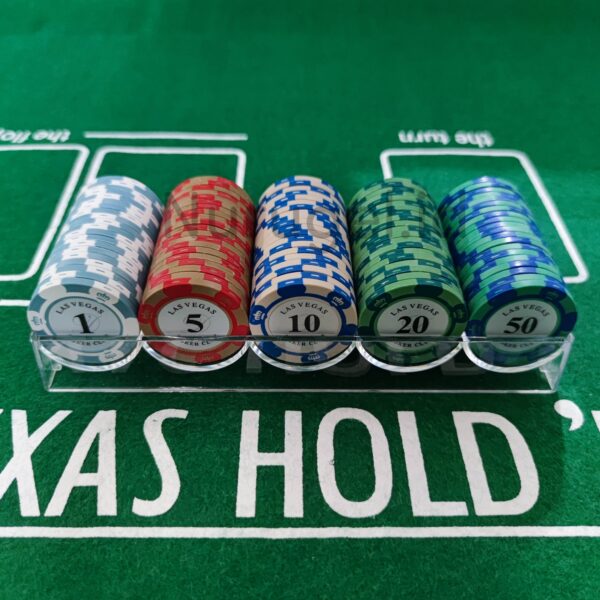 Texas Holdem Poker Set 100 pcs Clay Coin Type B