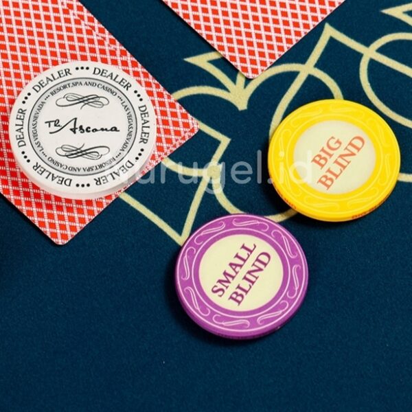 Poker Button Blind Set Ceramic Coin Koin Blinds Texas Holdem Kasino