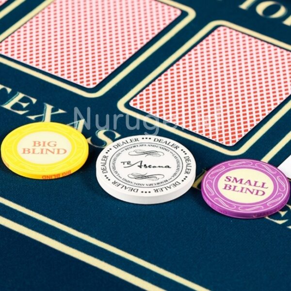 Poker Button Blind Set Ceramic Coin Koin Blinds Texas Holdem Kasino