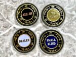 Poker Texas Holdem Button Blinds Set Coin Koin Blind Kasino