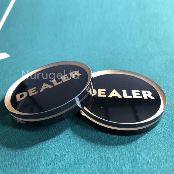 Poker DEALER ALL IN Button Set Koin Kasino Texas Holdem