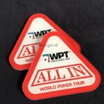 Poker DEALER ALL IN Button Set WPT Series Koin Kasino Texas Holdem