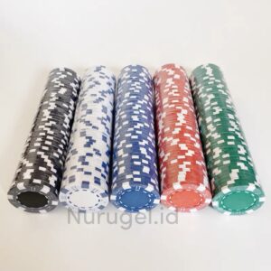 Texas Holdem ABS 50 pcs Chip Coin Pokergame Koin