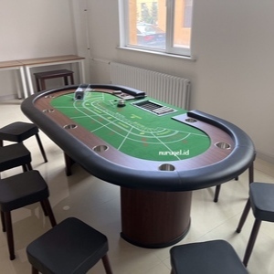 Meja Baccarat Kasino 240cm x 120cm Baccarat Casino Table