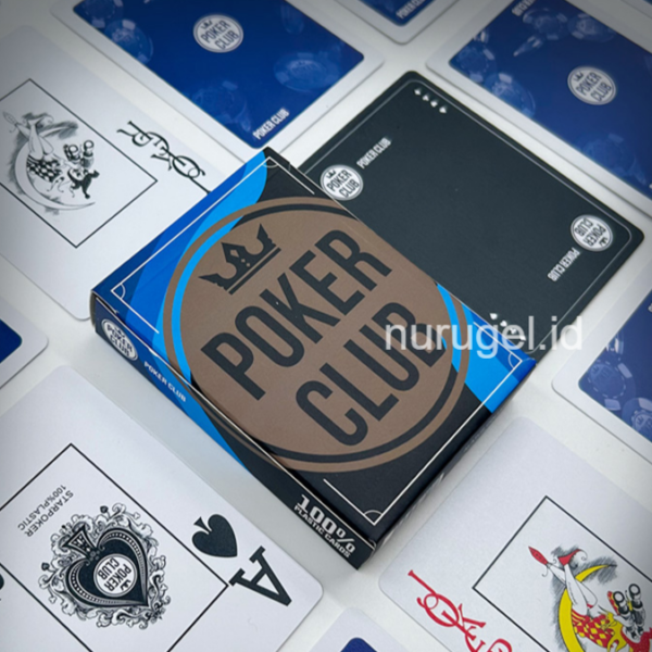 Remi Playing Card Poker Club Plastik Waterproof