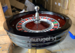 Premium Solid Wood Roulette Wheel 32 Inch Casino Grade Meja Rolet