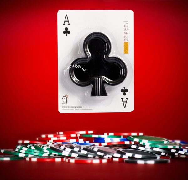 Poker Texas Holdem Ash Tray / Asbak Rokok Unik Kartu