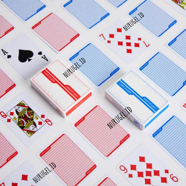 Remi Playing Card Chip Leader Plastik Waterproof