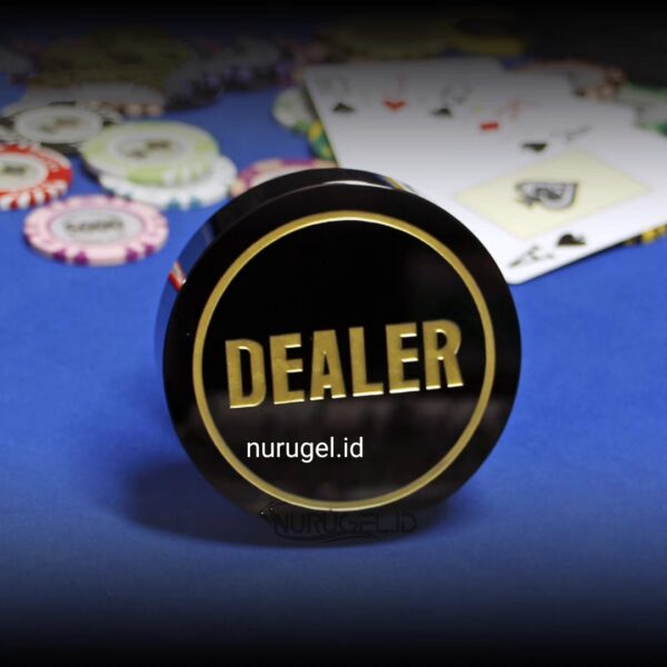 Premium Poker DEALER Button Koin Kasino Texas Holdem