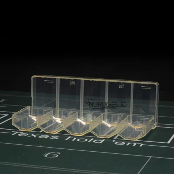 Box Acrylic Chip Coin 100 pcs Casino 43mm