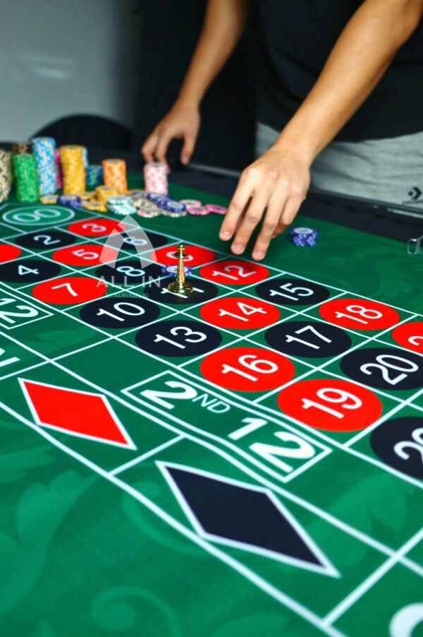 Roulette Playmat Kasino 180cmx 90cm Premium Mat