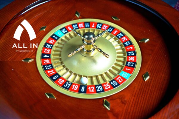 Premium Wooden Roulette Wheel 20 Inch Casino Grade