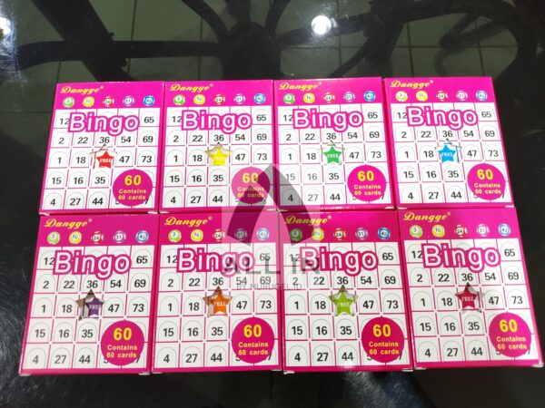 Bingo Card 60 pcs