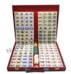 Premium Mahjong 麻將 Set Pure Rice White