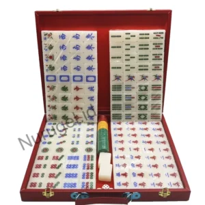 Premium Mahjong 麻將 Set Pure Rice White