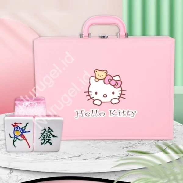 Hello Kitty Mahjong 麻将 Complete Set Premium Quality