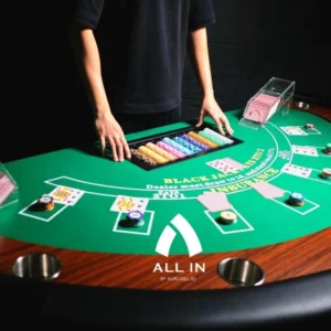 Meja Lipat Blackjack Casino 213cm x 106cm