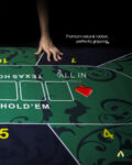 Texas Holdem Poker Playmat Kasino 240cmx 120cm Premium Mat