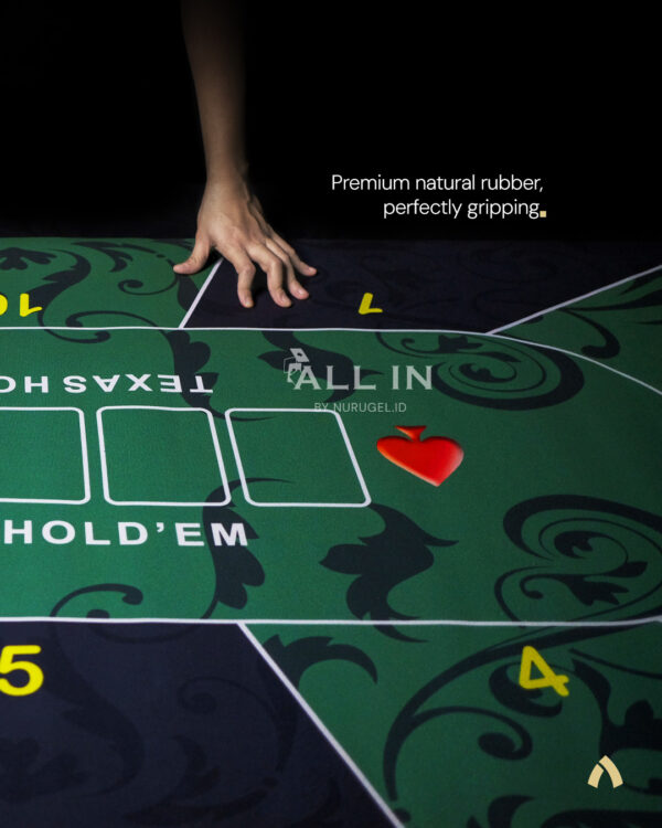 Poker Texas Holdem Playmat Kasino 120cm x 60cm Premium Mat