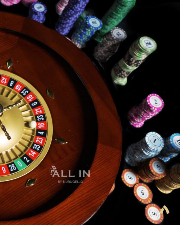 Premium Wooden Roulette Wheel 20 Inch Casino Grade