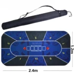 Texas Holdem Poker Playmat Kasino 240cmx 120cm Premium Mat