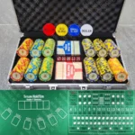 Premium Poker Clay Coin Set 300 pcs Coin + Standard Play mat