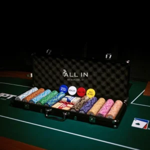 Premium Poker Clay Coin Set 500 pcs Coin + Premium Play mat 180cm x 90cm