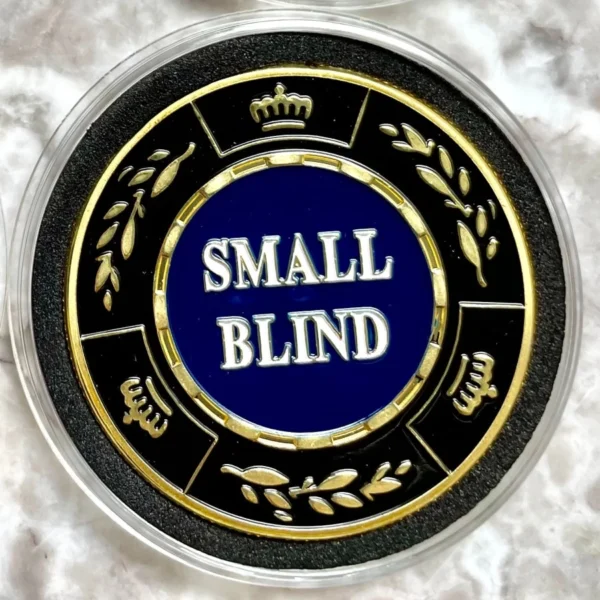 Poker Texas Holdem Button Blind Single Pcs Coin Koin Blinds Kasino