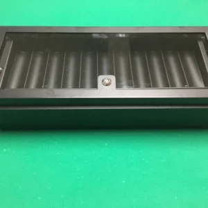 Heavy Duty Dealer Chip Coin Storage Float Tray Black