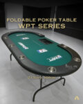 Premium Poker Table 213cm x 106cm foldable WPT SERIES