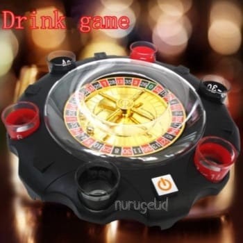 Electric Drinking Roulette Party Game Set