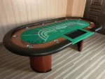 Meja Baccarat Kasino 240cm x 120cm Baccarat Casino Table