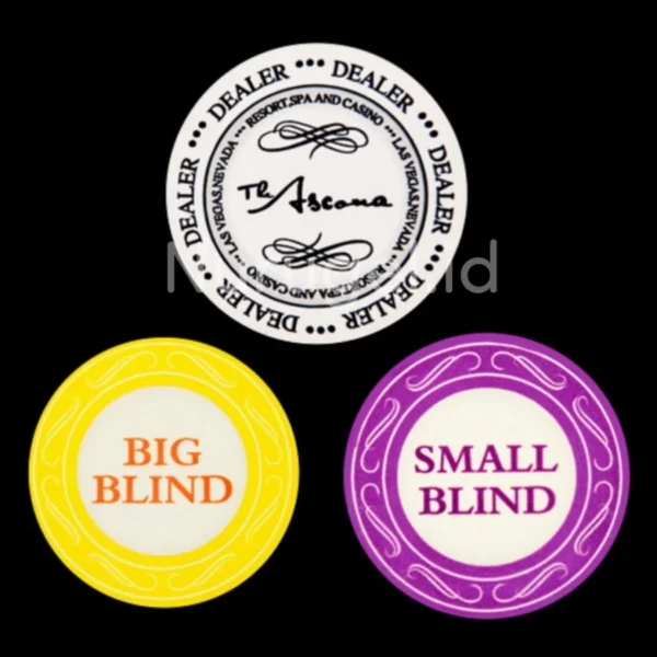 Poker Button Blind Set Ceramic Coin Koin Blinds Texas Holdem Kasino