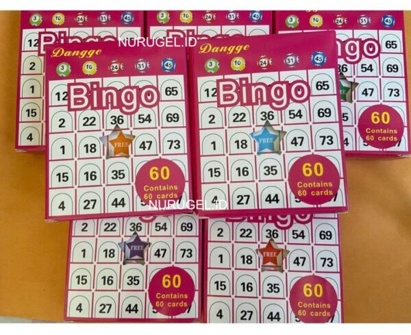 Bingo Card 60 pcs