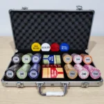 Premium Poker Clay Coin Set 300 pcs Coin + Standard Play mat